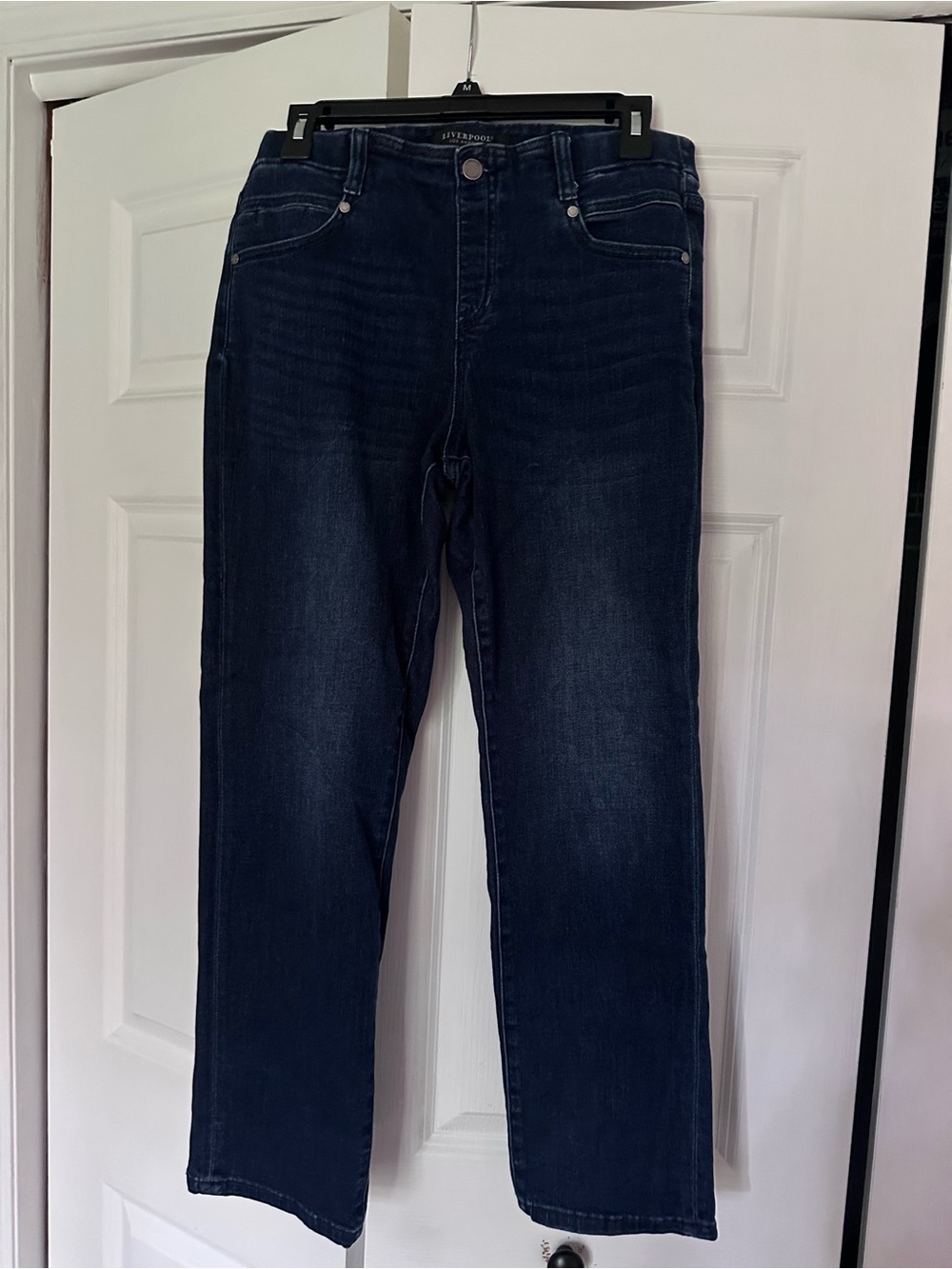Liverpool Dark Blue Gia Glider Pull On Jeans